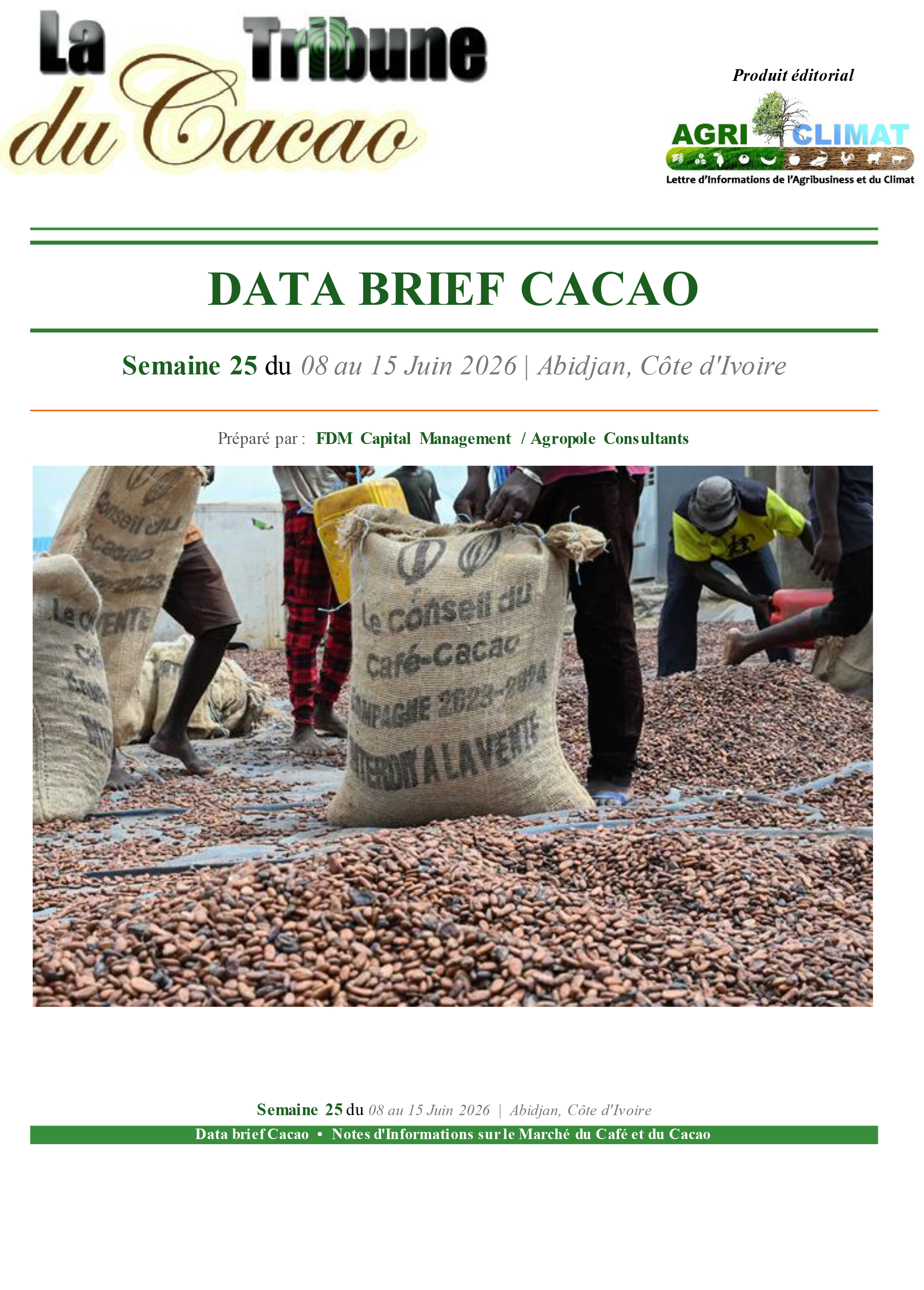 DATA BRIEF 15 JUIN 2026